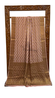 Pure Chiffon Khaddi Banarasi Saree - The Handlooms