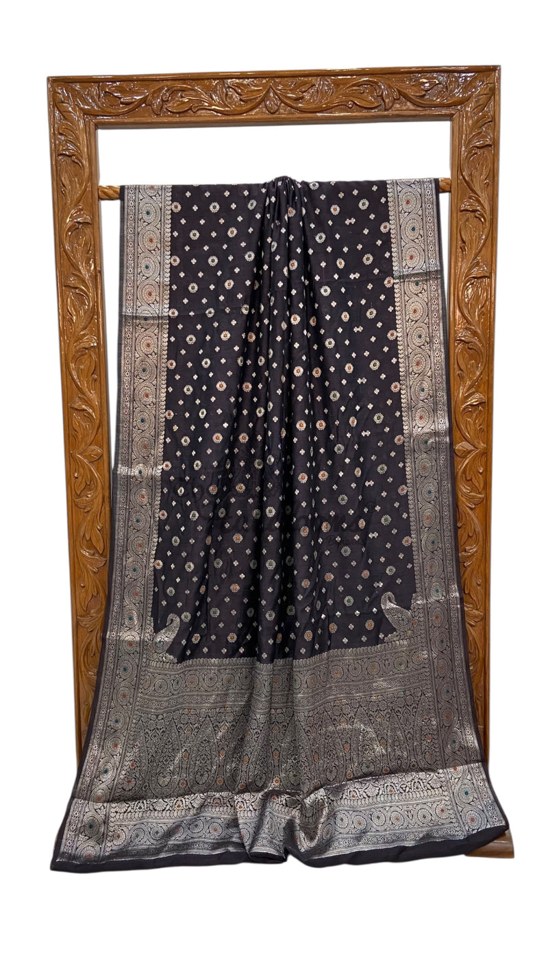 Moonga Silk Handloom Banarasi Saree - The Handlooms