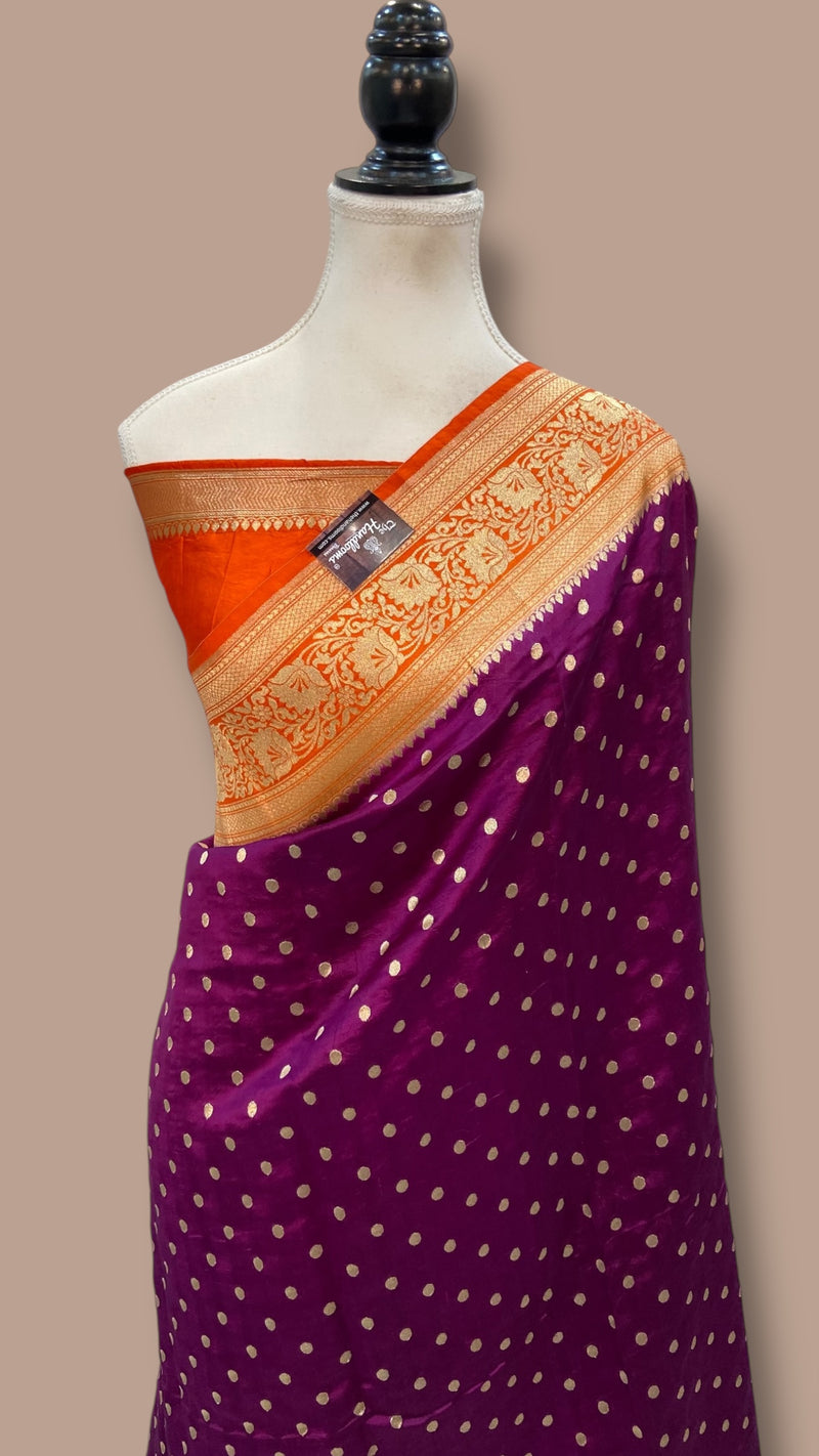 Pure Chiniya Khaddi Handloom Banarasi Saree - The Handlooms