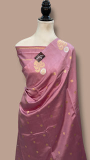 Pure Katan Silk Banarasi Handloom Saree - All Over Kadua Motifs - The Handlooms