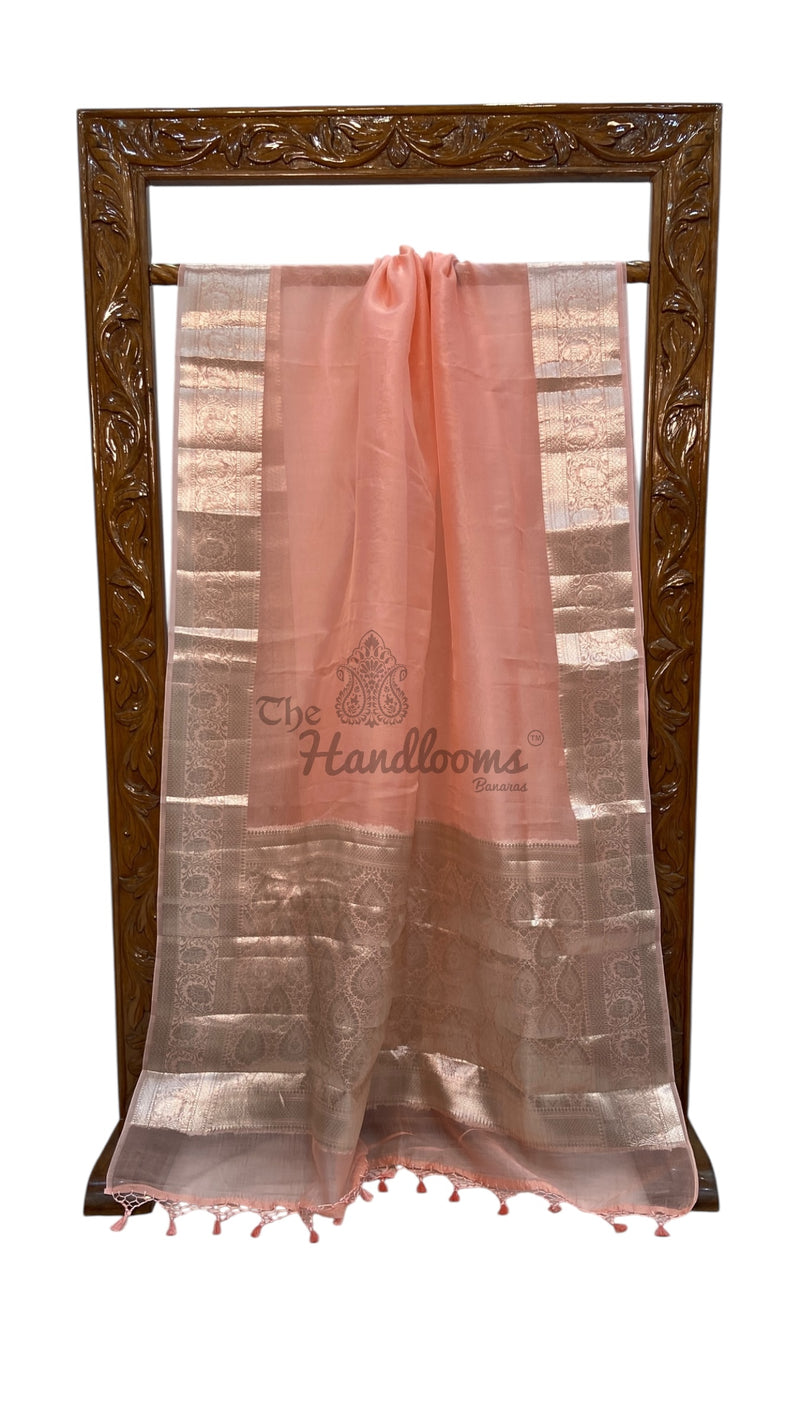 Pure Kora Handloom Banarasi Saree - The Handlooms