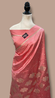Pure Mango Silk Banarasi Handloom Saree - The Handlooms