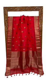 Pure Kora Handloom Banarasi Saree - The Handlooms