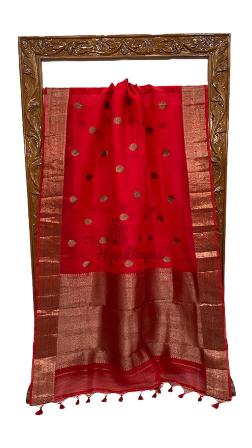 Pure Kora Handloom Banarasi Saree - The Handlooms