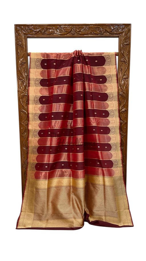 Pure Katan Silk Banarasi Handloom Saree - Rangkat - The Handlooms