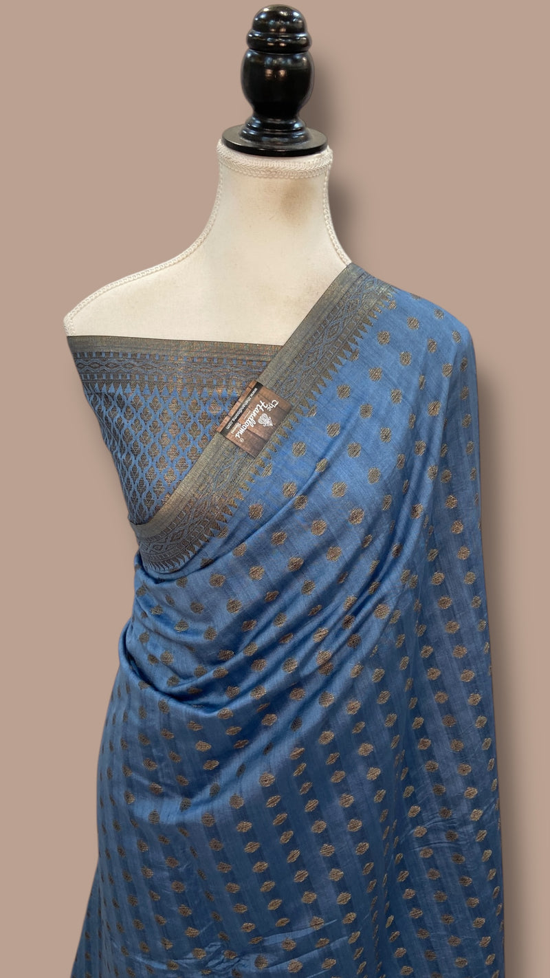 Pure Chiniya Silk Khaddi Handloom Banarasi Saree