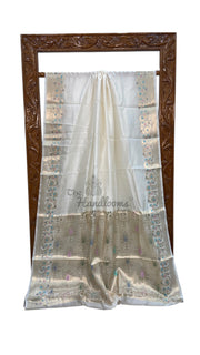Pure Mango Silk Banarasi Handloom Saree - The Handlooms