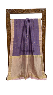 Moonga Georgette Handloom Banarasi Saree - The Handlooms