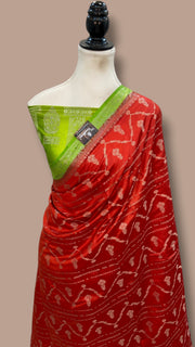 Pure Chiniya Silk Handloom Banarasi Saree - The Handlooms