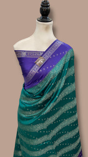 Pure Chiniya Silk Handloom Banarasi Saree - The Handlooms
