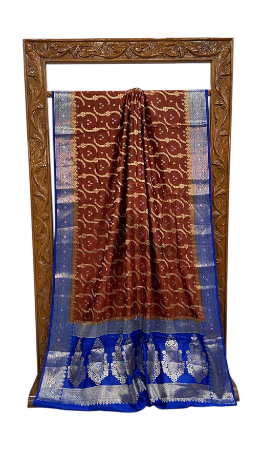 Pure Chiniya Silk Handloom Banarasi Saree - The Handlooms