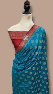 Pure Chiniya Silk Handloom Banarasi Saree - The Handlooms