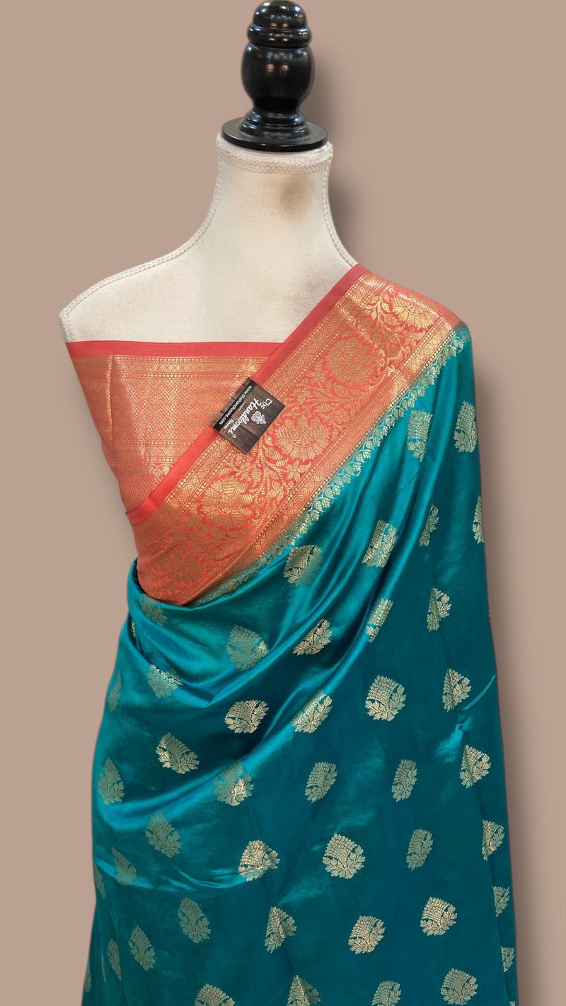 Pure Dupion Silk Banarasi Saree