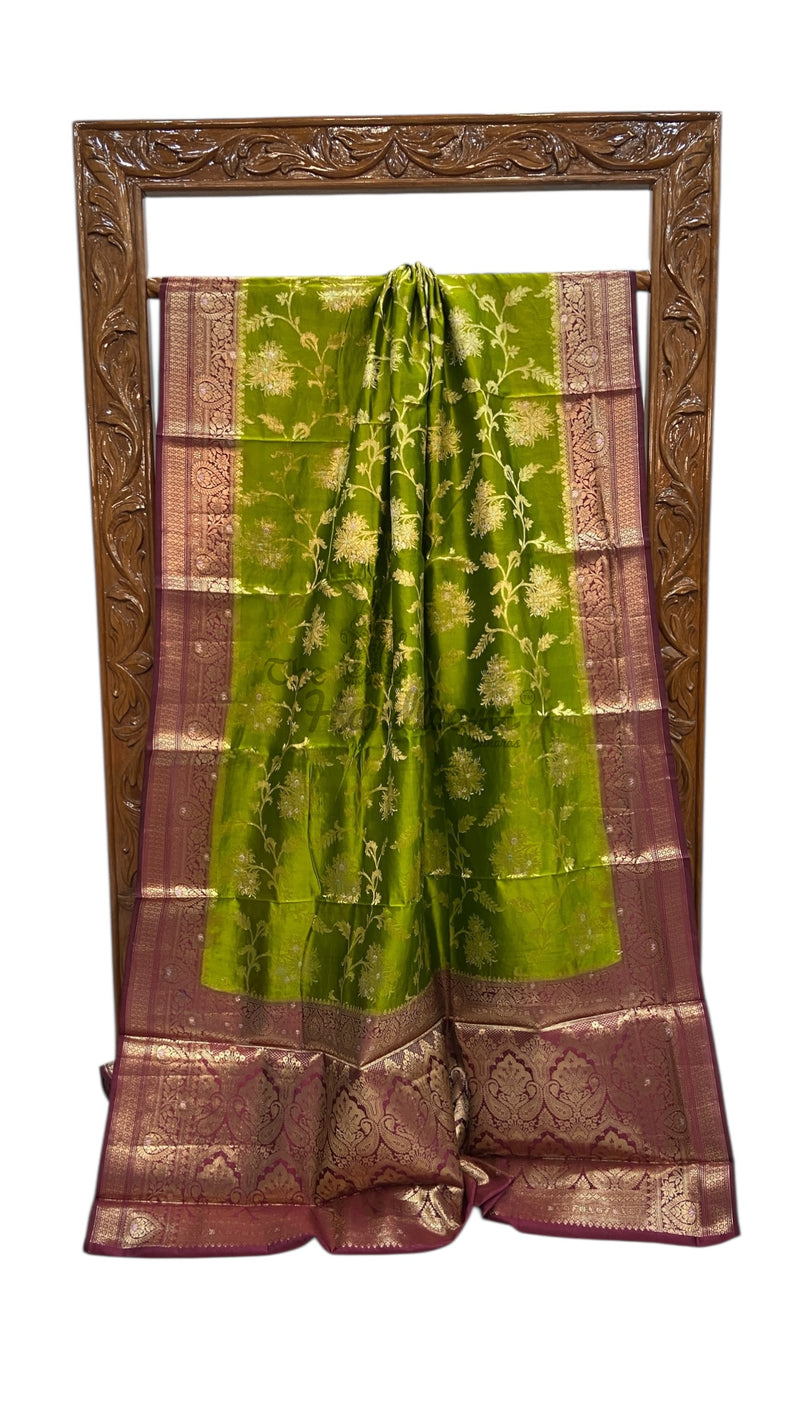 Pure Dupion Silk Banarasi Saree