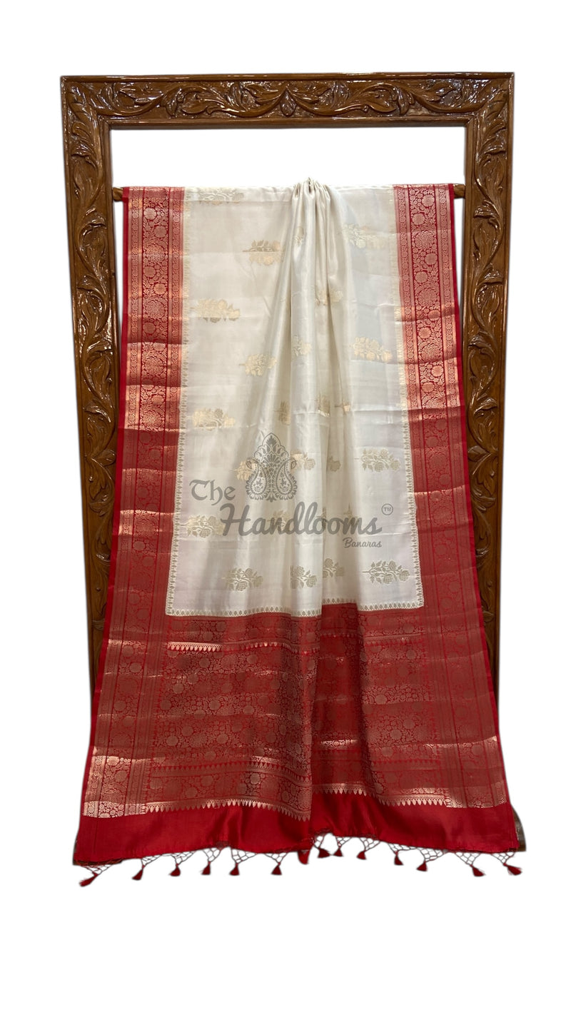 Pure Mango Silk Banarasi Handloom Saree