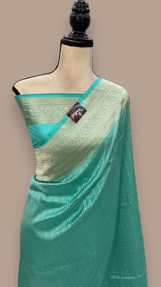 Pure Katan Silk Banarasi Handloom Saree - Tanchui Brocade - The Handlooms