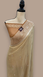 Pure Georgette Banarasi Saree - The Handlooms