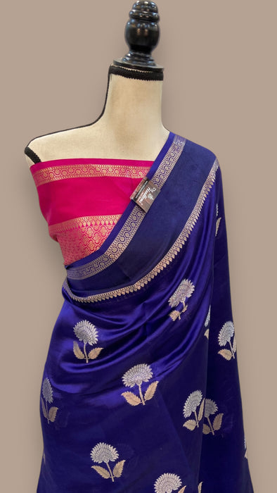 Pure Mango Silk Banarasi Handloom Saree