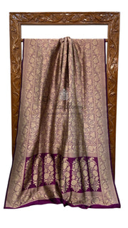 Pure Katan Silk Banarasi Handloom Saree - Tanchui Brocade - The Handlooms