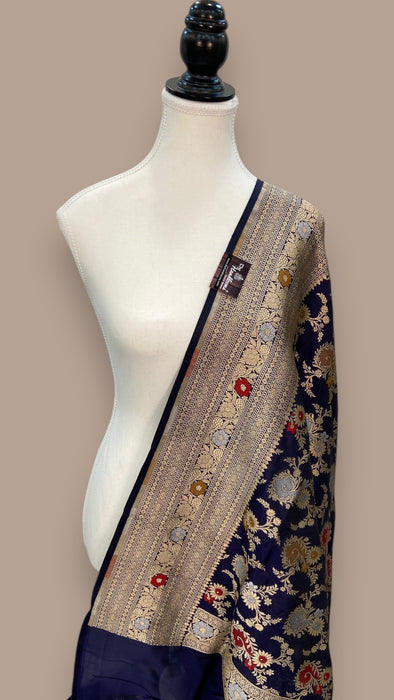 Pure Katan Silk Handloom Dupatta