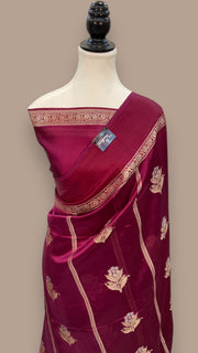 Pure Mango Silk Banarasi Handloom Saree - The Handlooms