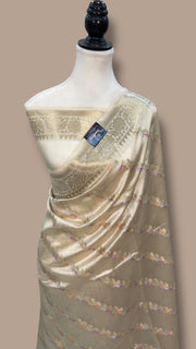 Pure Mango Silk Handloom Banarasi Saree - The Handlooms