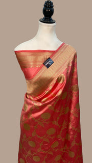 Pure Dupion Silk Banarasi Handloom Saree - The Handlooms