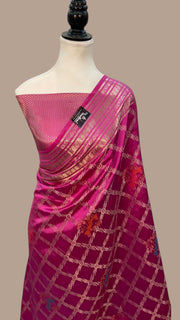 Pure Mango Silk Banarasi Handloom Saree - The Handlooms