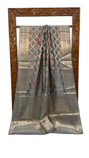 Pure Mango Silk Banarasi Handloom Saree - The Handlooms
