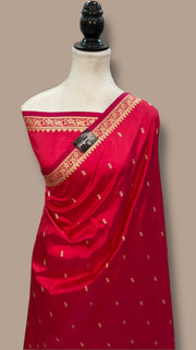 Pure Katan Silk Banarasi Handloom Saree - The Handlooms