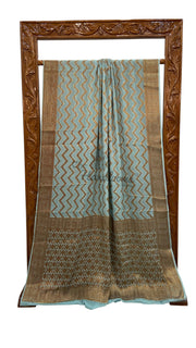 Pure Chiffon Khaddi Banarasi Saree - The Handlooms