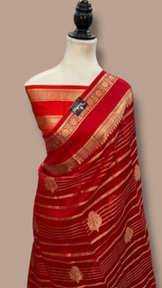 Pure Kora Handloom Banarasi Saree - The Handlooms