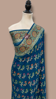 Pure Chiffon Khaddi Banarasi Saree - The Handlooms