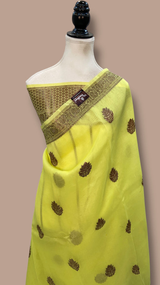 Pure Kora Handloom Banarasi Saree - The Handlooms