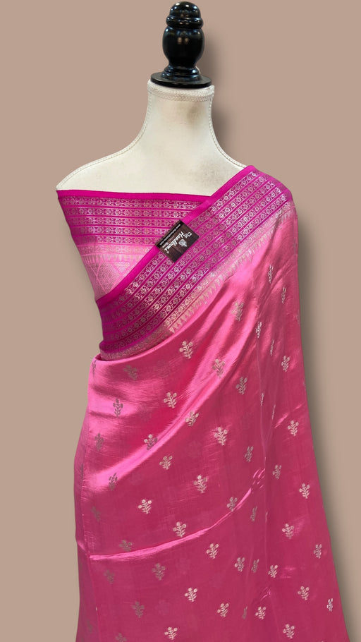 Pure Mango Silk Banarasi Handloom Saree - The Handlooms