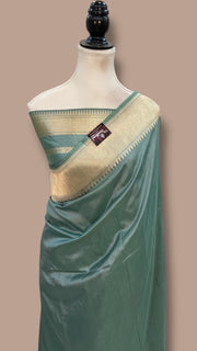 Pure Katan Silk Banarasi Handloom Saree - Meenakari - The Handlooms