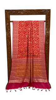 Pure Chiffon Khaddi Banarasi Saree - The Handlooms