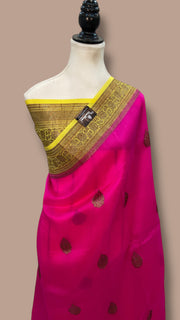 Pure Kora Handloom Banarasi Saree - The Handlooms