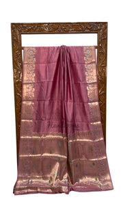 Pure Mango Silk Banarasi Handloom Saree - The Handlooms
