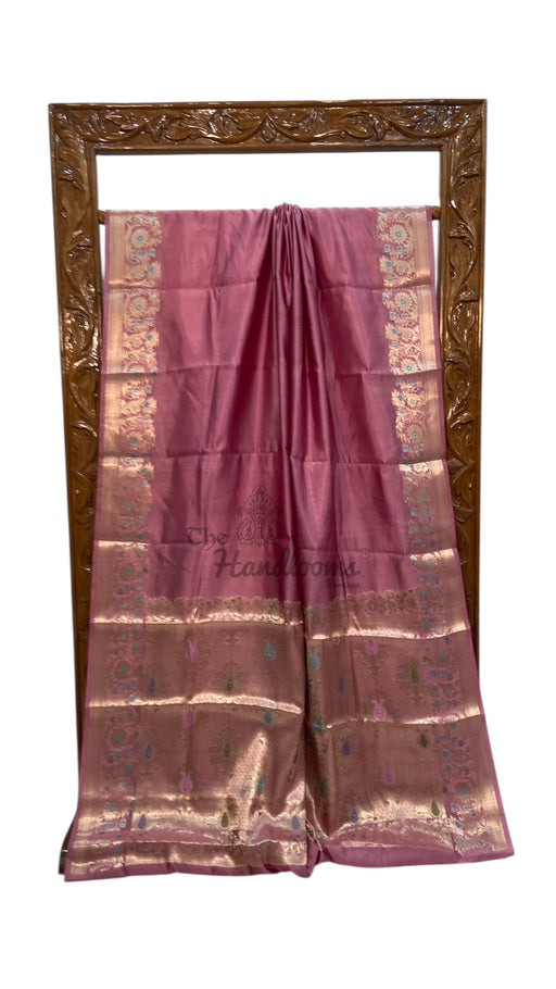 Pure Mango Silk Banarasi Handloom Saree - The Handlooms