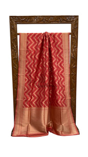 Pure Katan Silk Banarasi Handloom Saree - All Over Jaal Work - The Handlooms