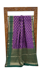 Pure Chiniya Silk Handloom Banarasi Saree - The Handlooms