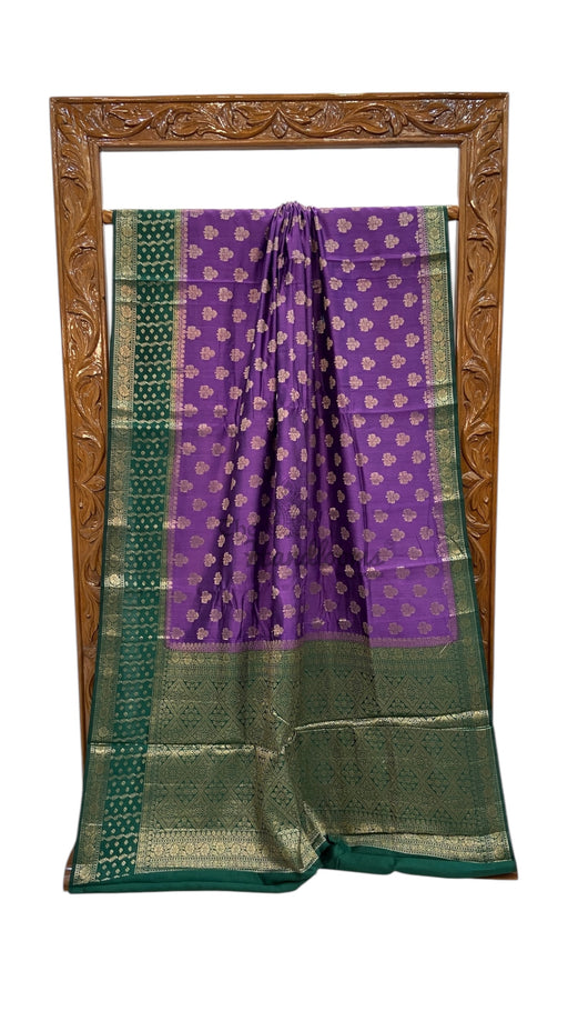 Pure Chiniya Silk Handloom Banarasi Saree - The Handlooms