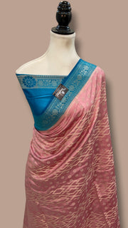 Pure Chiniya Silk Handloom Banarasi Saree - The Handlooms