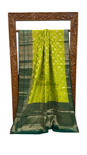 Pure Chiniya Silk Handloom Banarasi Saree - The Handlooms