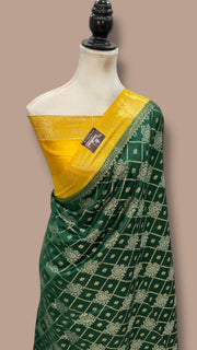 Pure Chiniya Silk Handloom Banarasi Saree - The Handlooms
