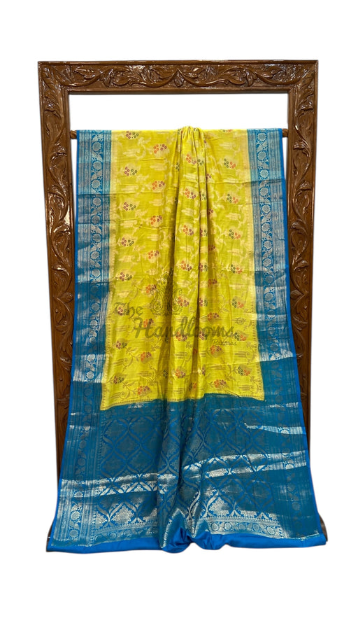 Pure Chiniya Silk Handloom Banarasi Saree - The Handlooms