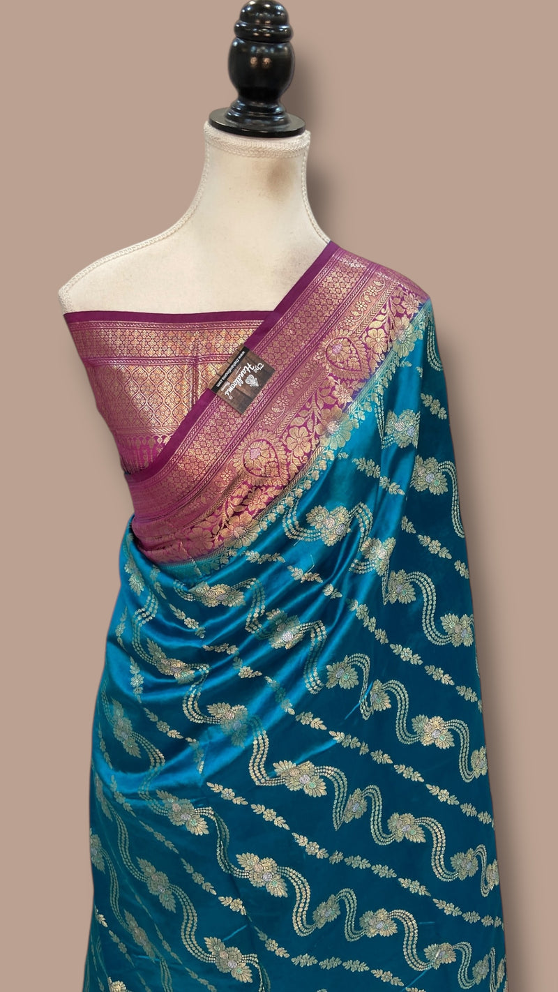 Pure Dupion Silk Banarasi Saree