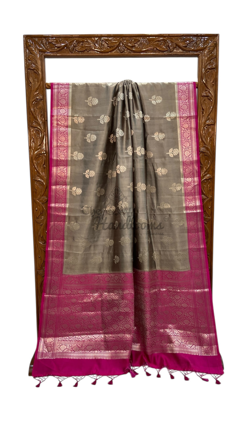 Pure Mango Silk Banarasi Handloom Saree
