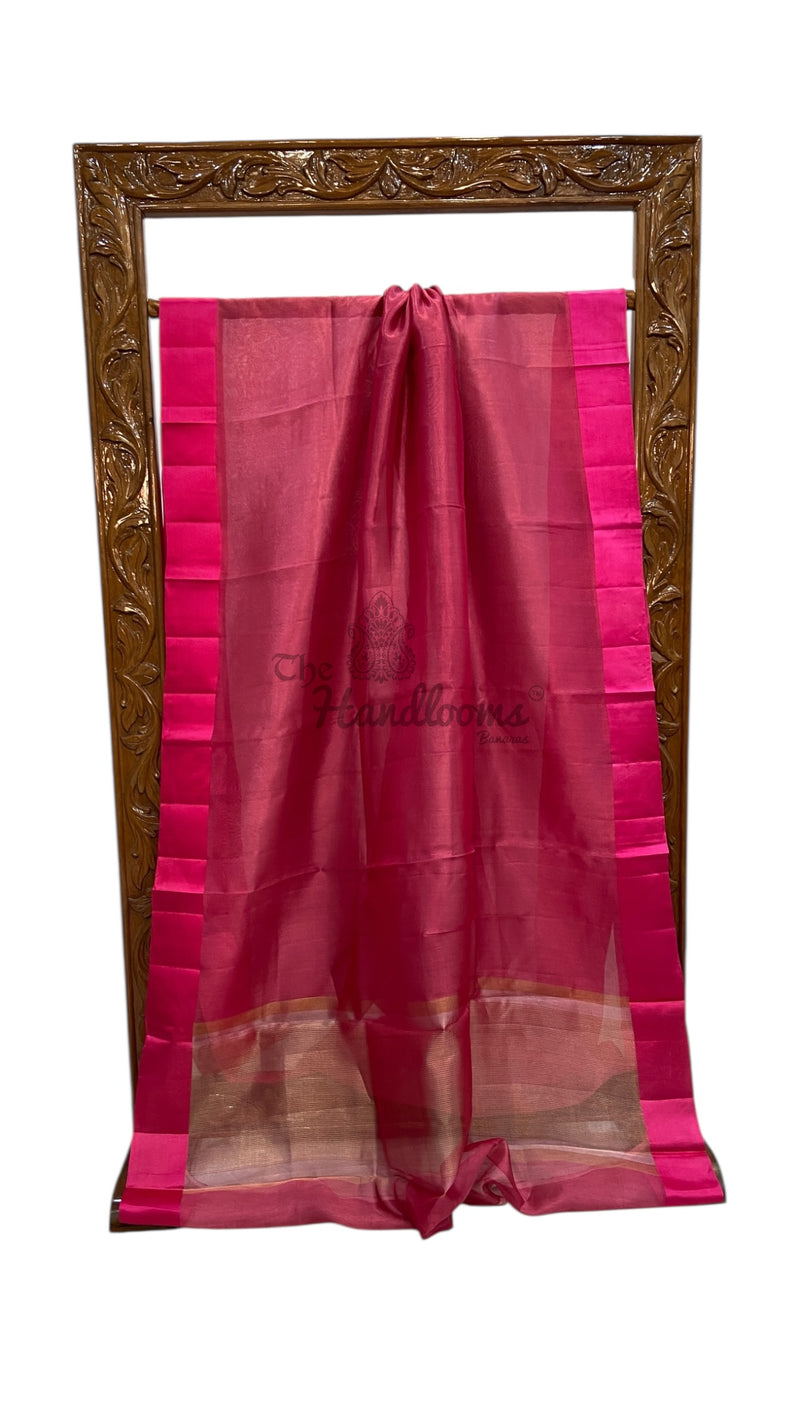 Pure Kora Tissue Handloom Banarasi Saree